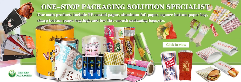 Paper Doner Tea Wholesale Aluminium Foil Kebab Bag