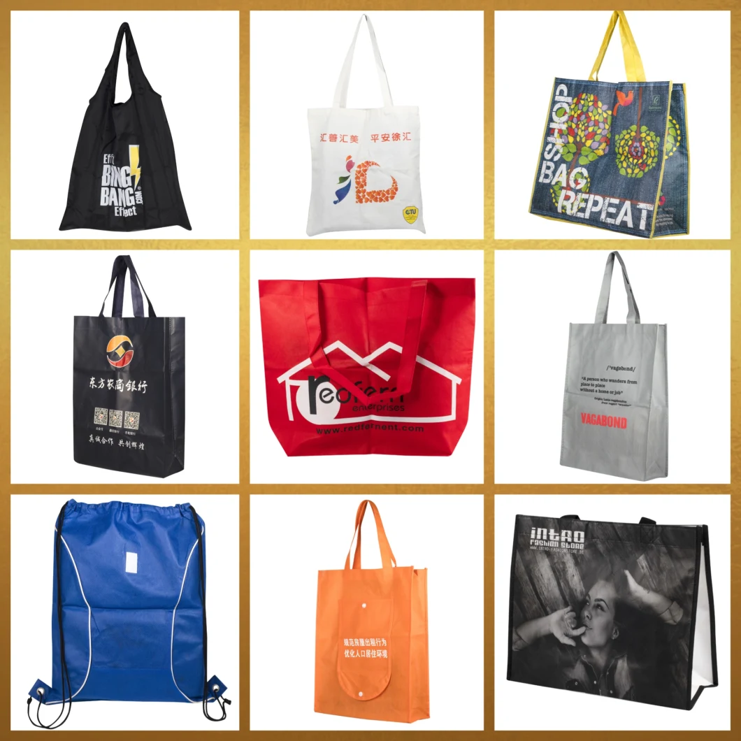 PP Non Woven Bags with Heat Seal Method Accept Customized Artwork and Logo for Promotion - Ecofriendly and Reusable